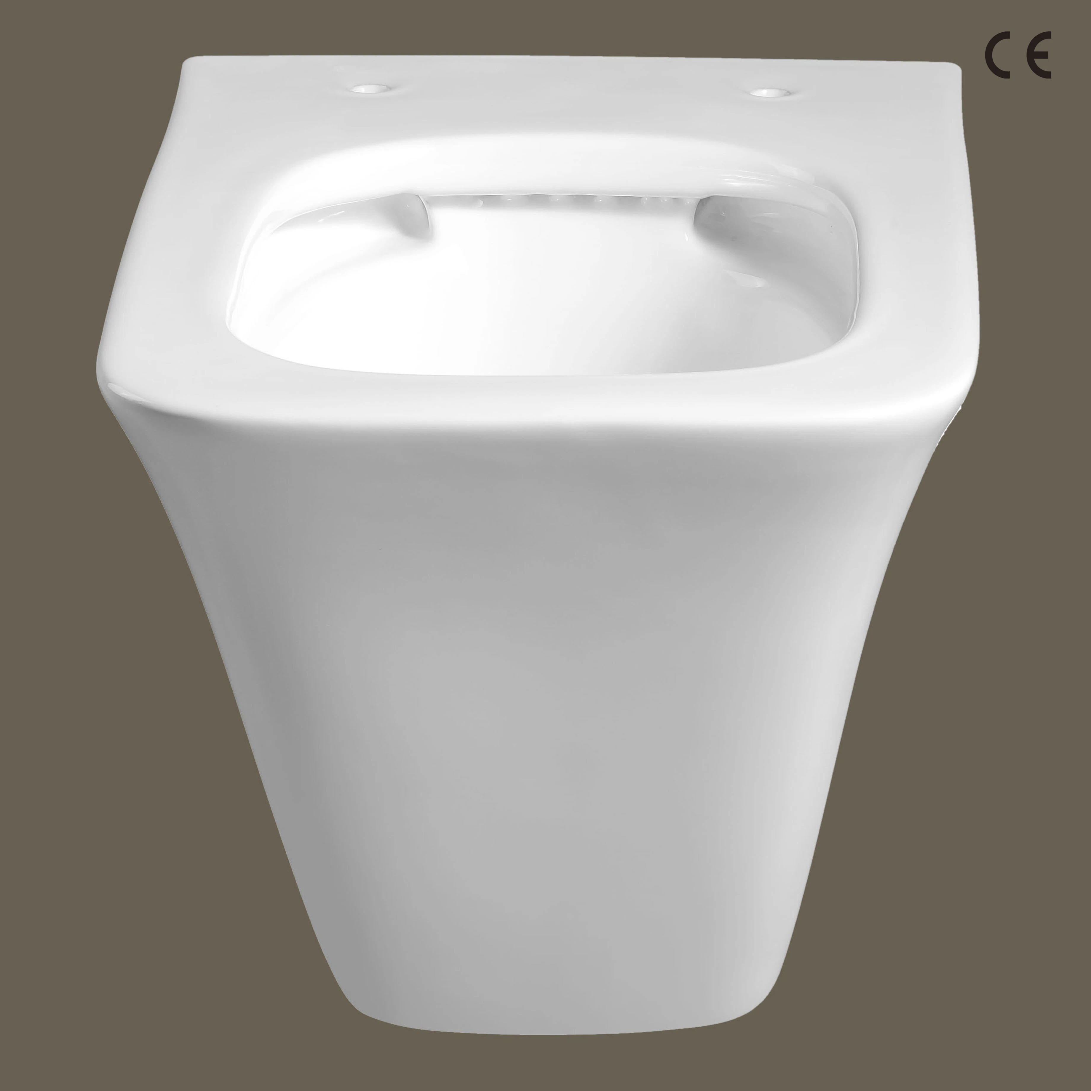 High Cost-Effective Back to Wall Space Saving P-Trap Ceramic Bathroom Toilet