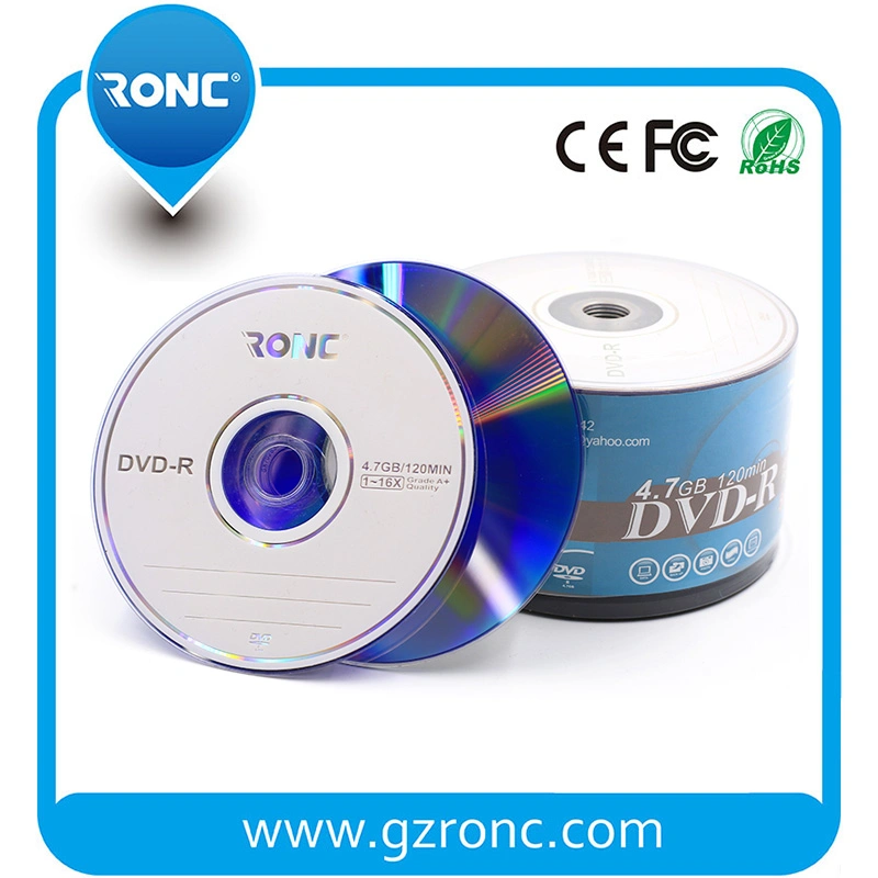 سعر المصنع الجملة 16X 4.7GB 120 Min فارغ قرص DVD-R قابل للطباعة برينسيكو دي في دي