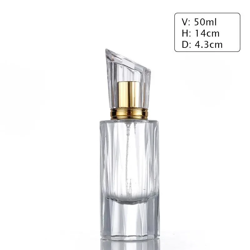 Manufacture Wholesale/Supplier Modern Round Empty Transparent 20ml 30ml 50ml Perfume Bottles Glass with Cap