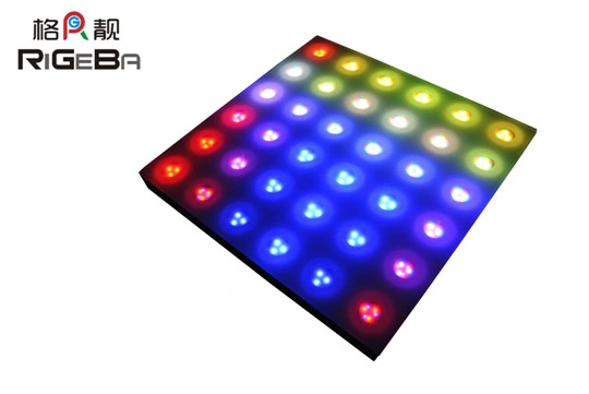 Neues Design Portable IP65 Wasserdichte Digital LED Tanzfläche 61 * 61cm Bühnenbeleuchtung, Bodenbelag