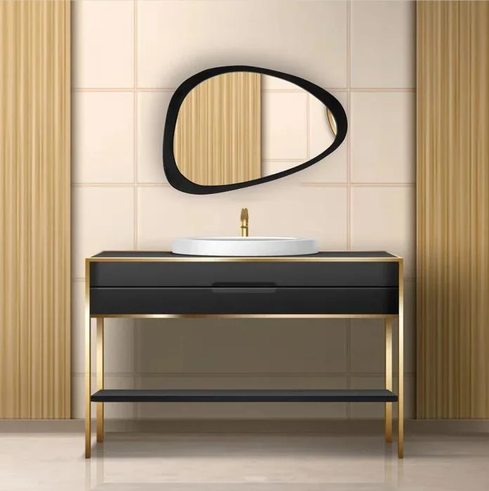 Blaxton Asymmetrical Wood Wall Mirror