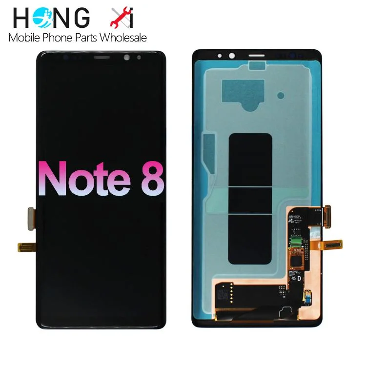 Calidad original OEM Teléfono Móvil de sustitución de la pantalla LCD táctil de Samsung Nota Completa LCD8