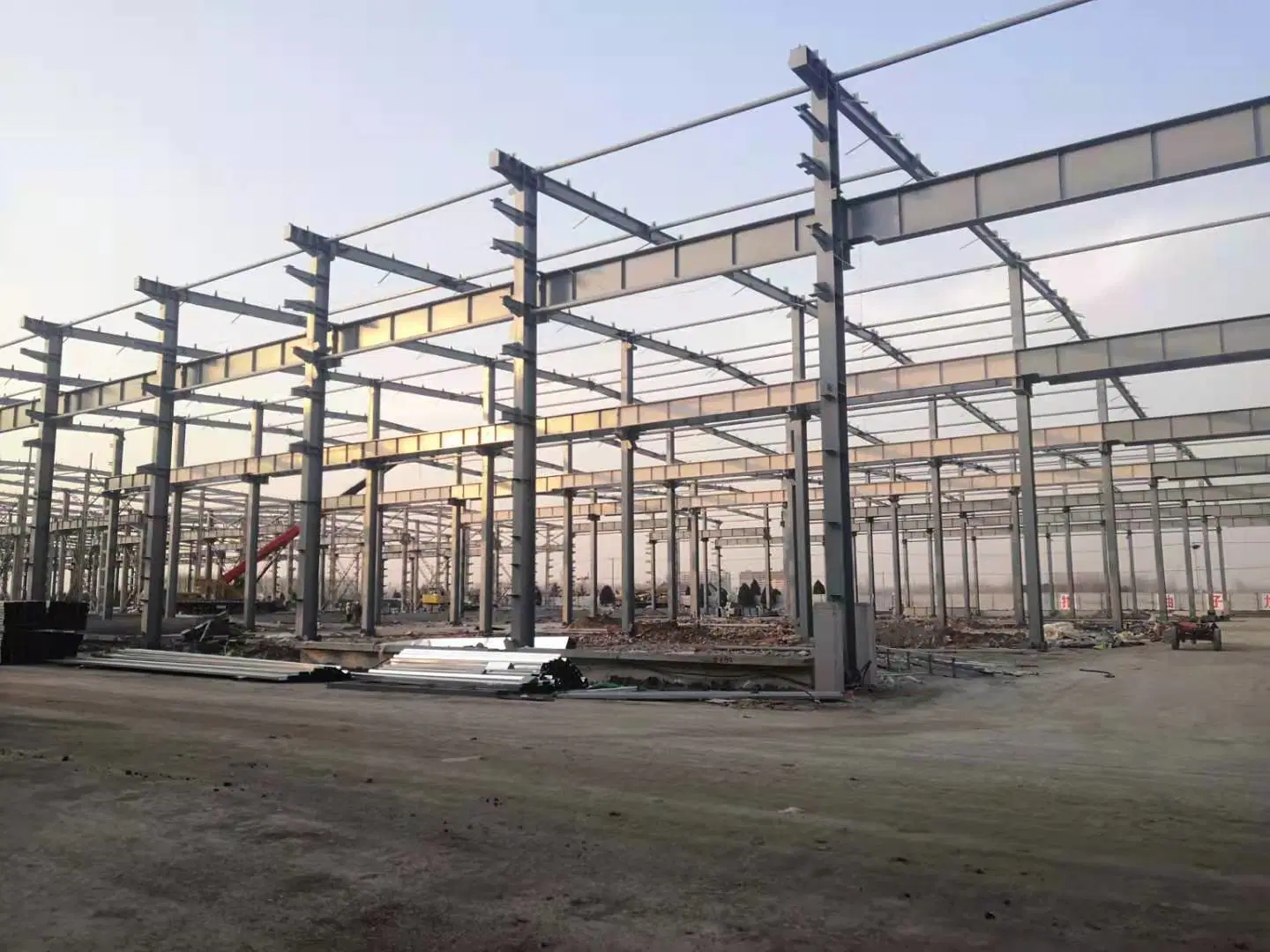 Halls Building Metal Steel Structure Construction of Large-Span Hangar Space Truss