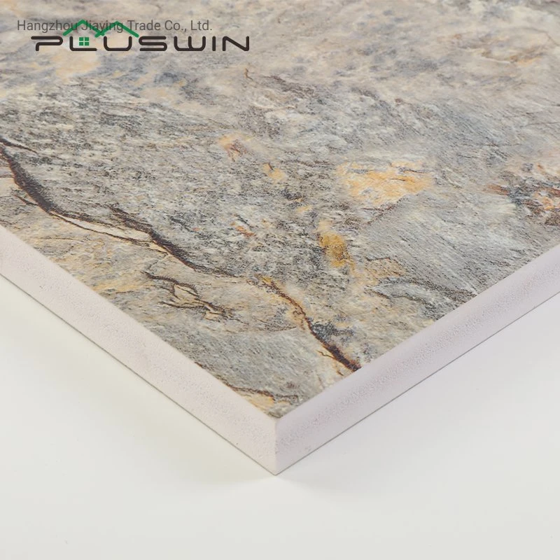 The Imitated Cast Stone/Granite Hot Pressed Filmed Surface Foamed PVC for Decorative Wall