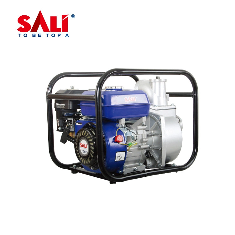 Sali 7.0HP WP80 Valeur de puissance moteur à essence de 3pouces mini-pompe à eau