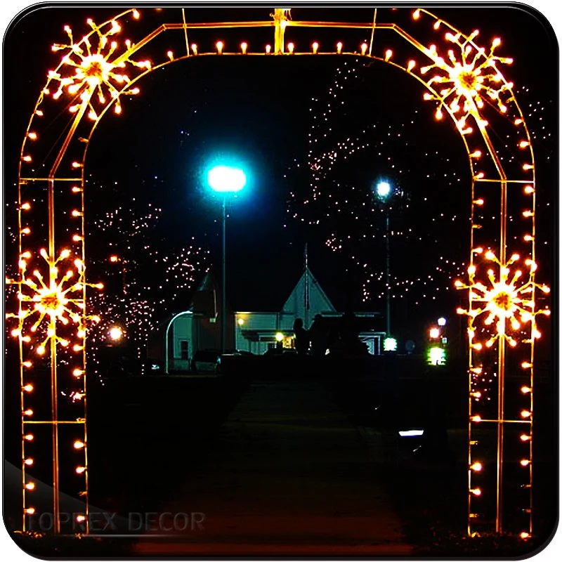 Toprex décor décorations de Noël extérieur LED Arc de lumière bureau