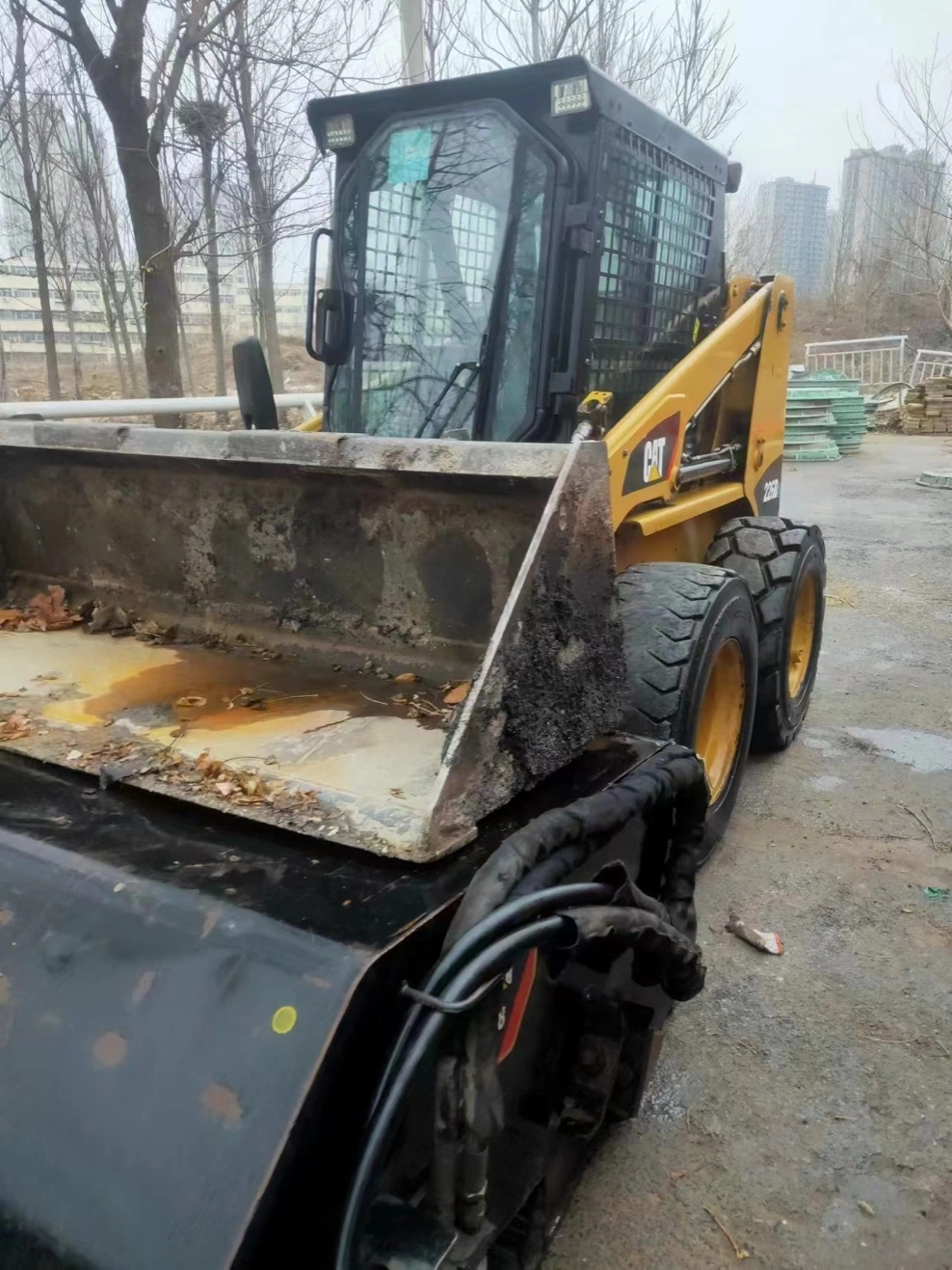 Used Caterpillar 226b Skid Steer Loader Mini Loader