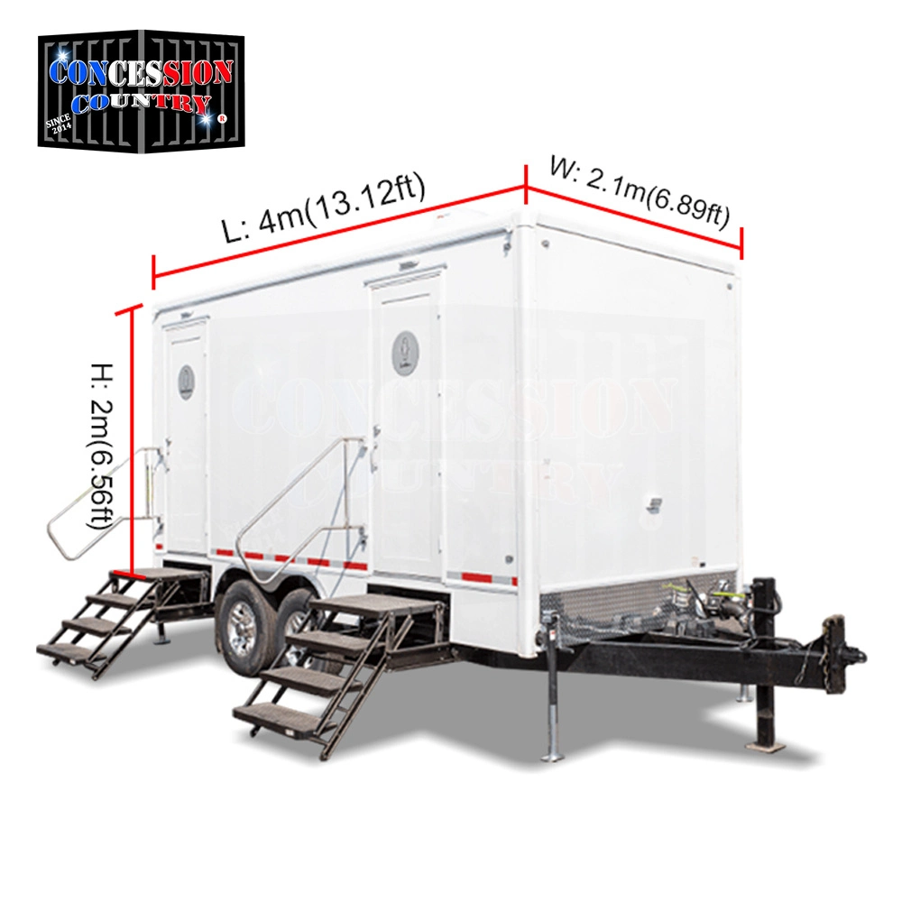 Mobile Portable Trailer Toilet Foldable Single Aluminum Shower Room Mobil Bathrooms