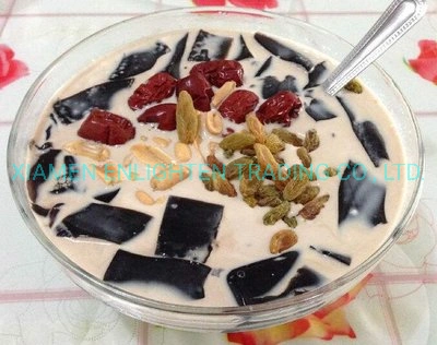 No Preservatives Natural No Added Sweeteners Canned Food Black Grass Jelly Pudding or Qing Cao in Can