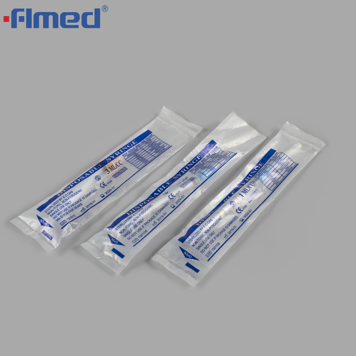 Disposable Medical Syringe with Needle Luer Slip/Lock