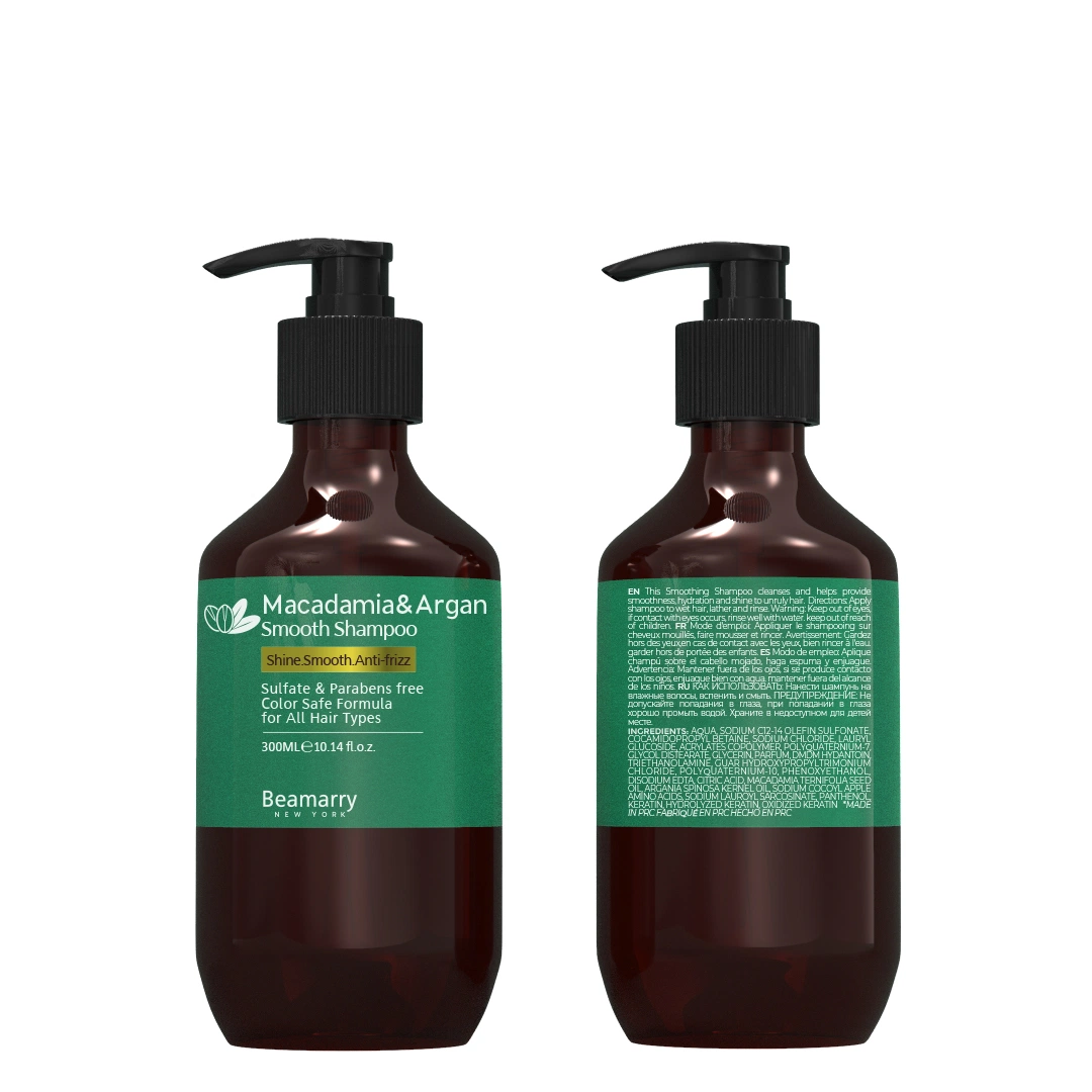 OEM personalizados de Cuidado del Cabello Natural de Aceite de Argan aceite de argán sulfato No profesional Champú de cabello