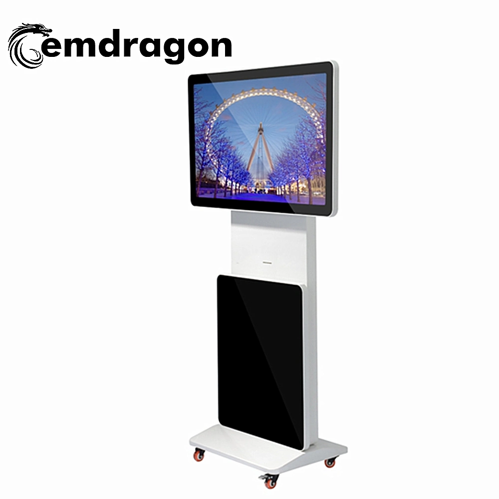 32 Inch Rotatable LCD Display Floor Standing LED Advertising Video Player LED Advertising Light Board LCD Monitor 21 Inch LED Digital Signage