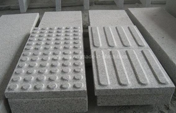 China Cheap/Light Grey/G603 Stone Flamed/Honed Paving/Cube/Kerb/Flooring Roadside/Garden/Walkside Granite Blind Tiles