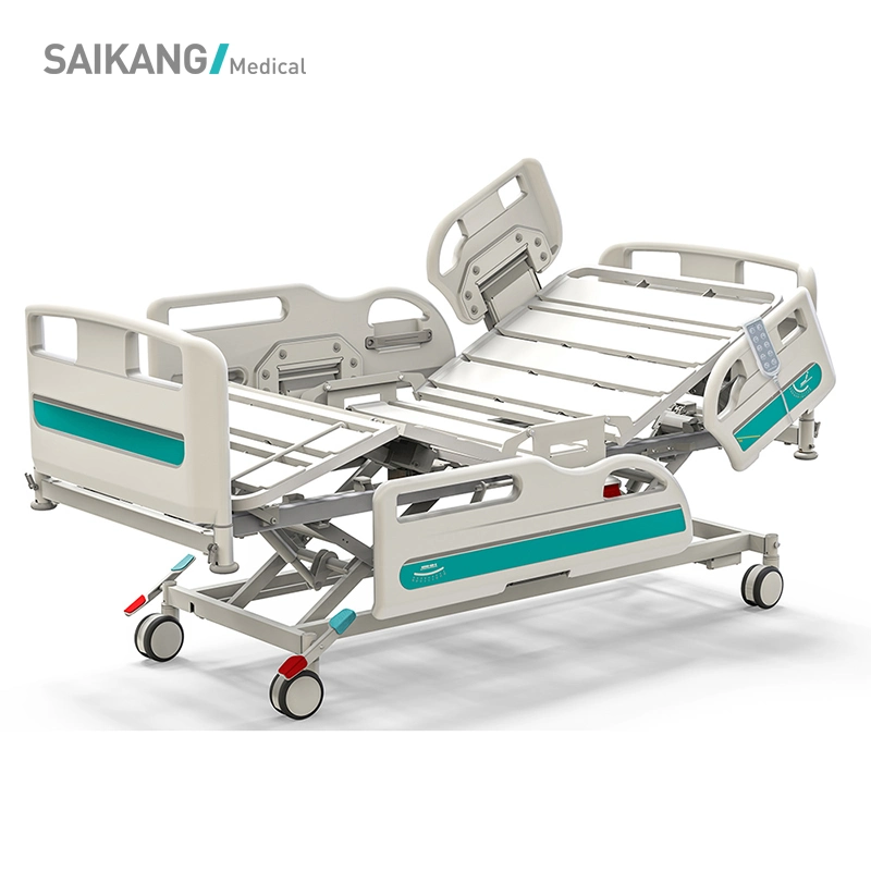 Y8y8c multifonction réglable de pliage du métal Electric Medical ICU hôpital du patient en soins infirmiers de l'équipement de lit avec roulettes