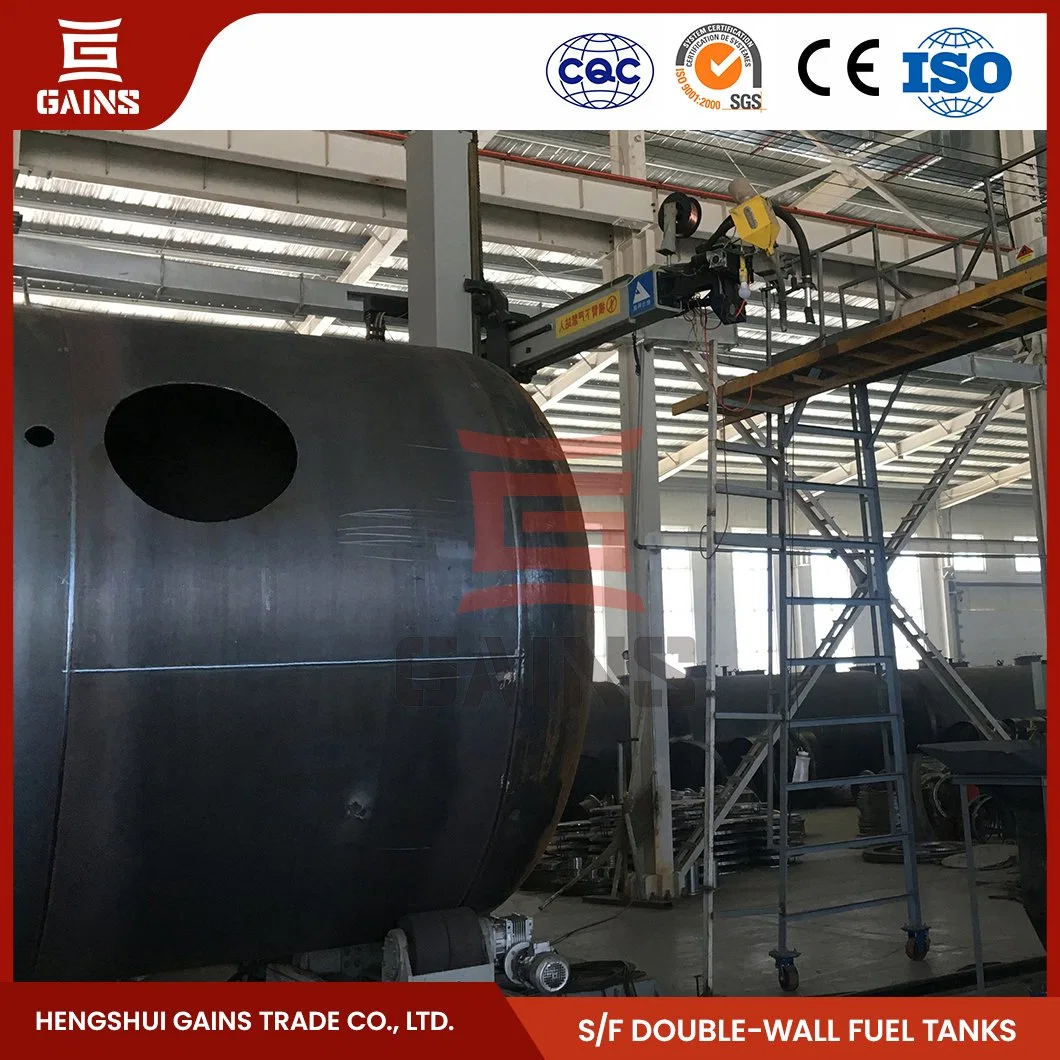 Gains Double Wall Fiberglass Oil Tank Wholesale/Supplierr China Fuel Storage Underground Tank