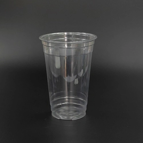 Compostable Bio Clear Disposable Pet Cups Drinking Coffee Milk Tea Cup Biodegradable