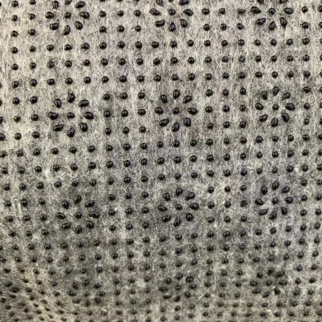 Non Woven Cloth Coated Dotted Dots Anti Slip Fabric for Carpet Backing Fabrics