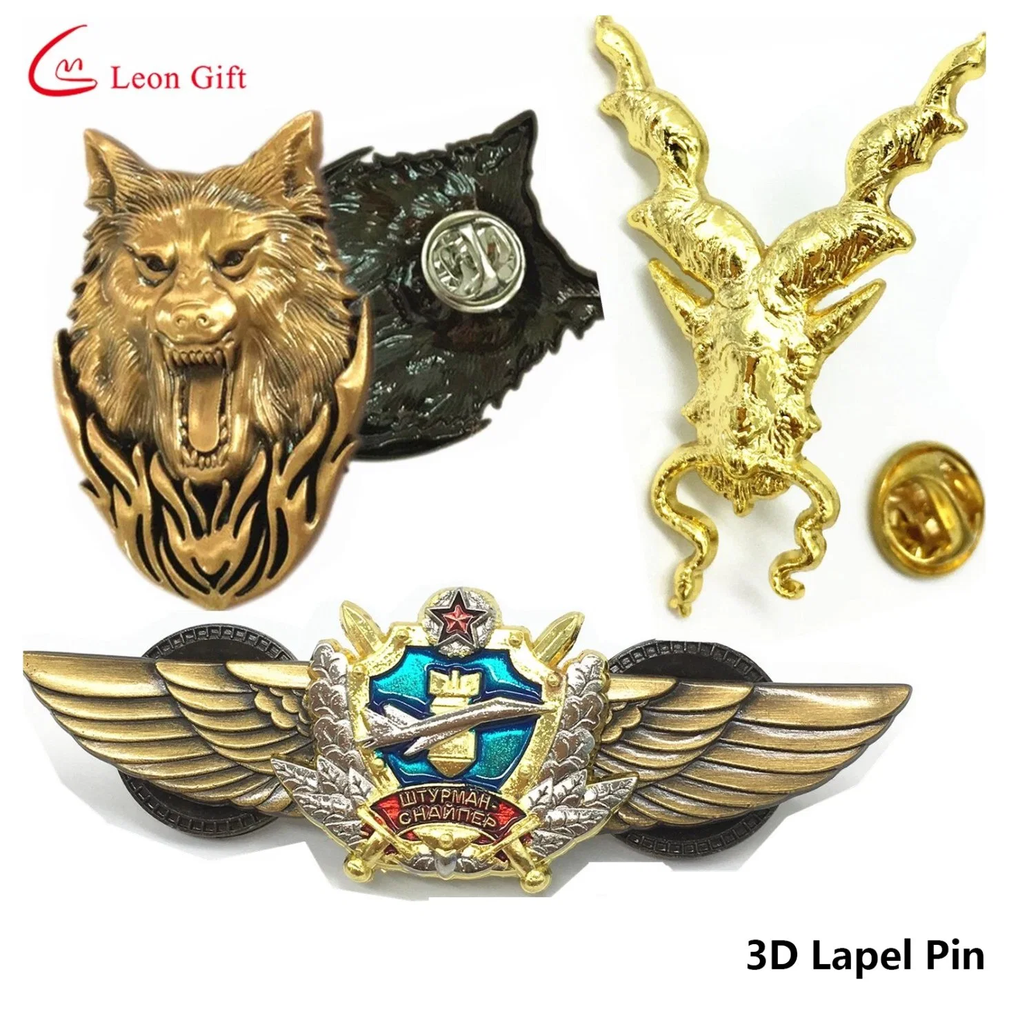 Professional Badge Supplier Wholesale/Supplier Custom Logo Metal Crafts 3D Anime Cartoon Style Awards Button Brooch Soft Hard Enamel Lapel Pin