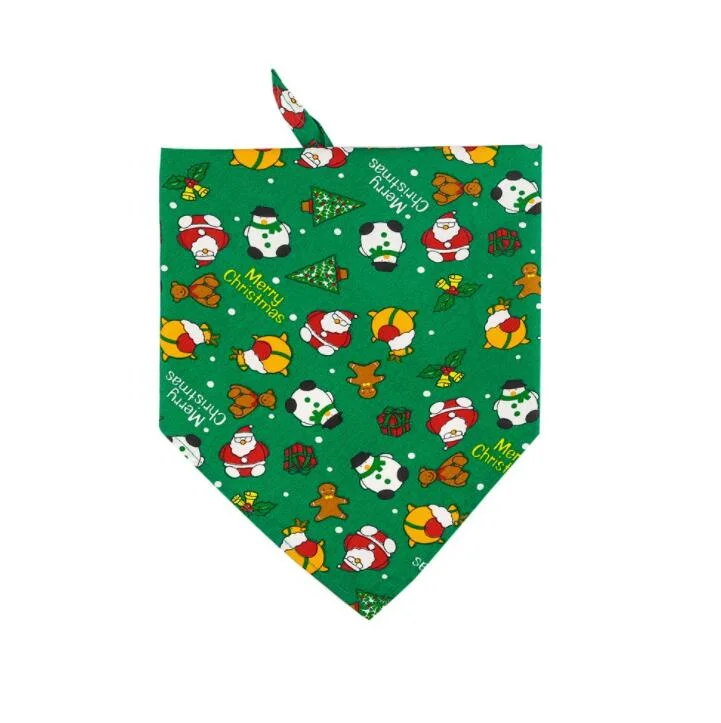 PET doggy Dreieck Schal Lätzchen Kerchief Accessoires mit Weihnachts-Element