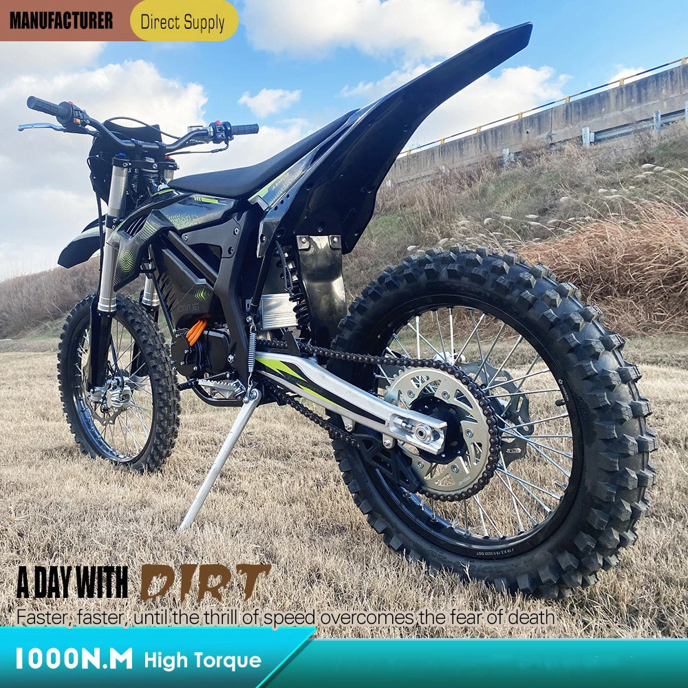 EEC Certificate Street Legal Version off Road Version 12kw 20kw Moto Battery 72V 70ah Electric Motocross Pitbike E Bike Motorcycle for Adult