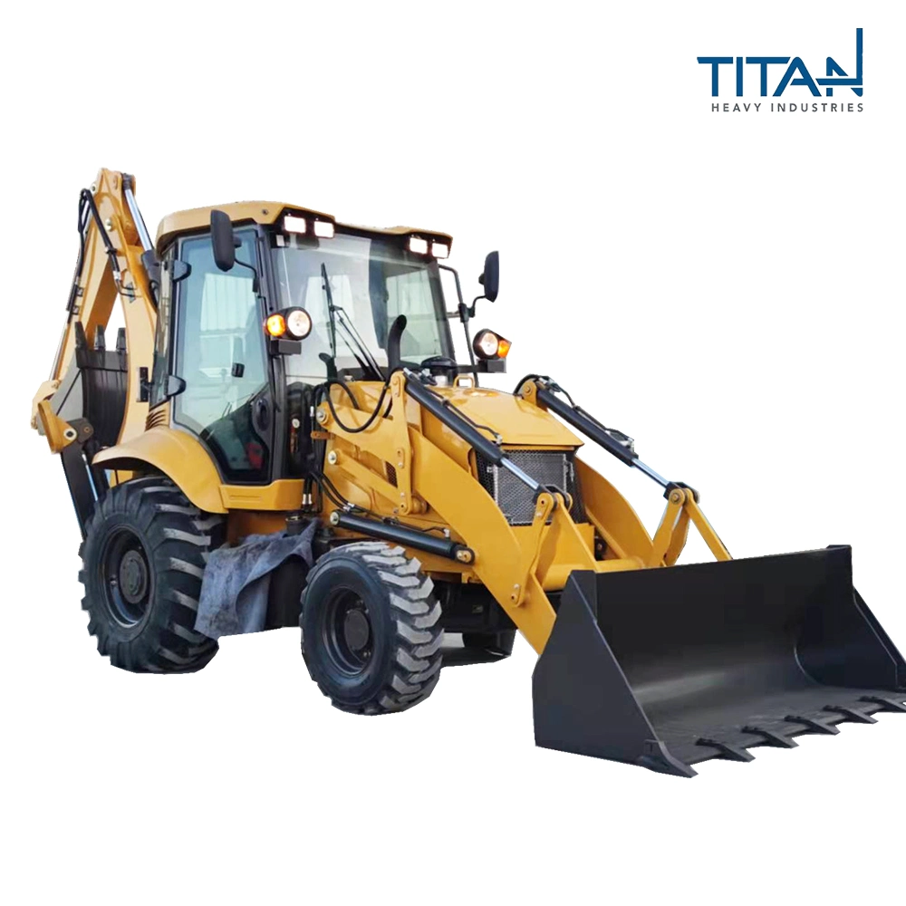 Aumentar la productividad utiliza cargadora retroexcavadora Titan TL30-25T maquinaria de construcción de ingeniería para la venta con un Buen Servicio Post-Venta