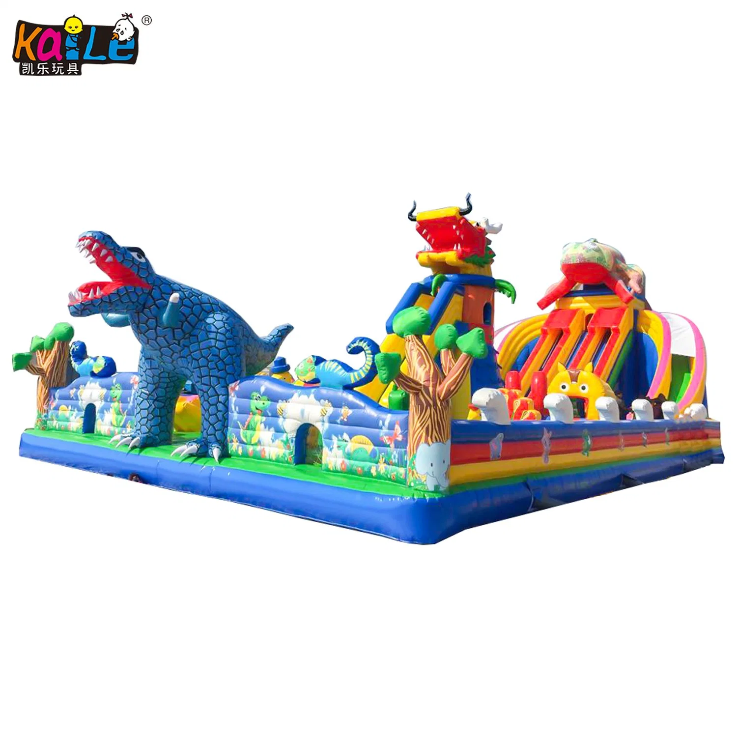 Un terrain de jeux enfants grand lit gonflable château gonflable Diapositive développez la structure d'escalade