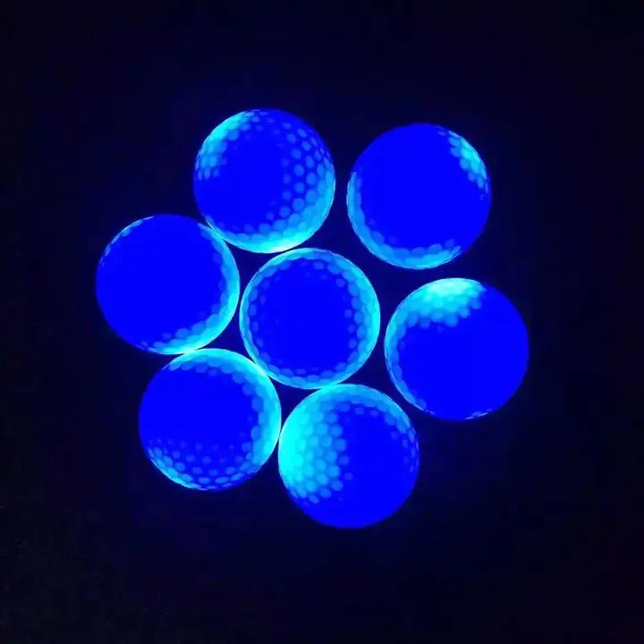 Wholesale/Supplier Bulk 3 Piece Layer Surlyn Glow Dark LED Glow Golf Balls