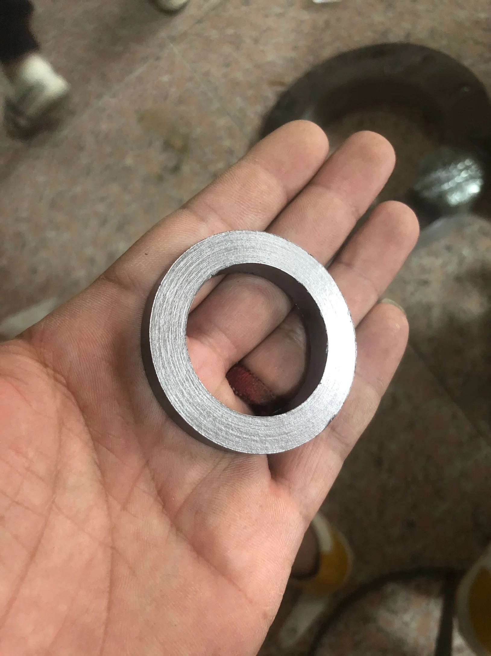 Flexible Graphite Packing Ring / Expanded Graphite Rings Graphite Valve Seal Ring