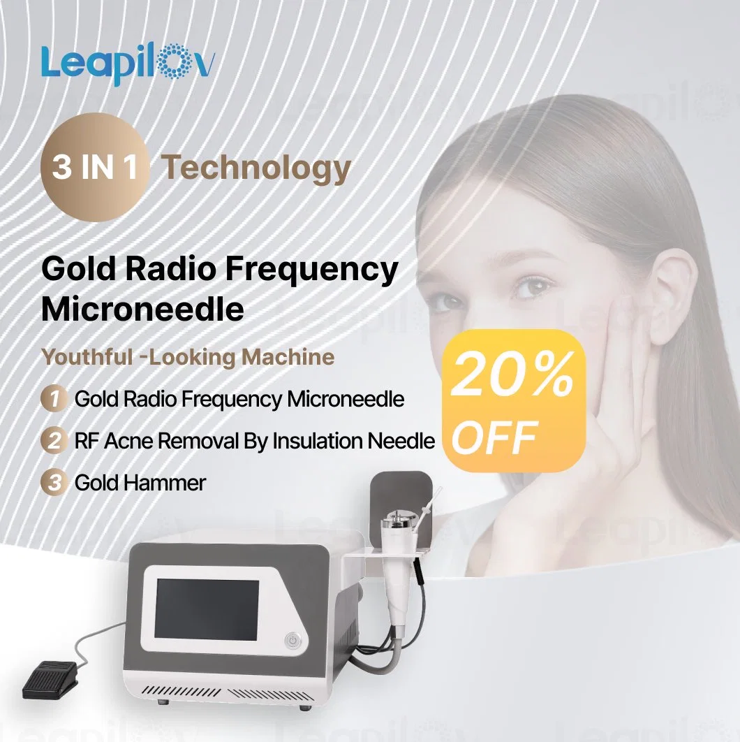 Hot Sale Glod Microneedling Fractional Micro Needling RF Machine