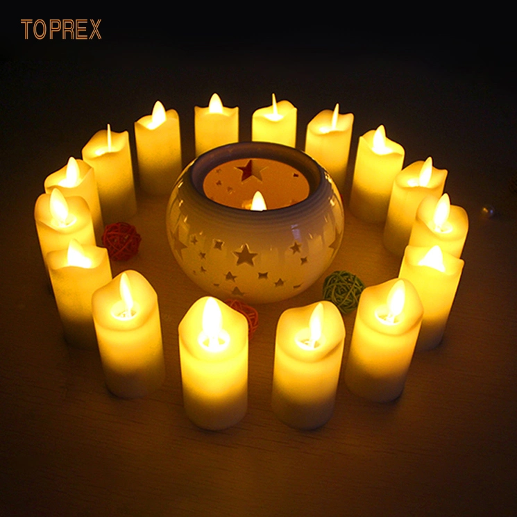 Quality Wholesale/Supplier Unique Chargeable LED Mini Tea Christmas Candle Lights with Remote Controller