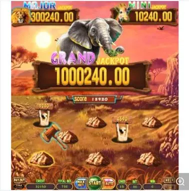 African Hunters Arcade Casino Skill Game Machine for Cash for Sales