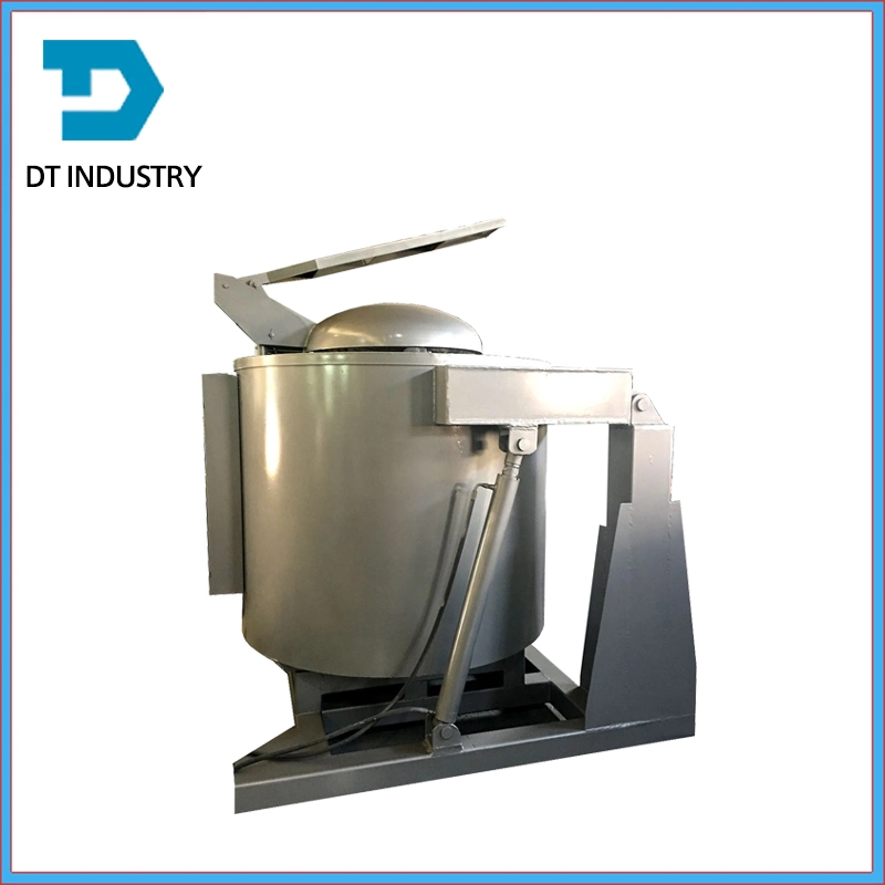 350kg Tilting MID-Frequency Crucible Aluminum Melting Furnace