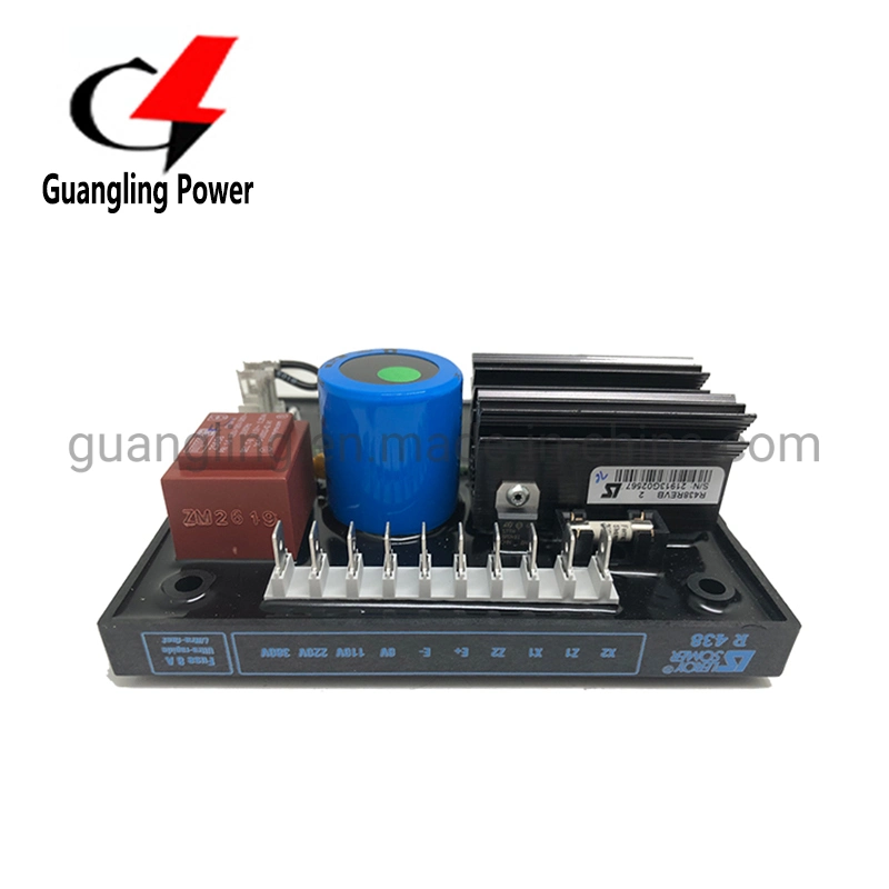 Diesel Generator Parts Automatic Voltage Regulator AVR R438 Three Phase AC Voltage Stabilizer