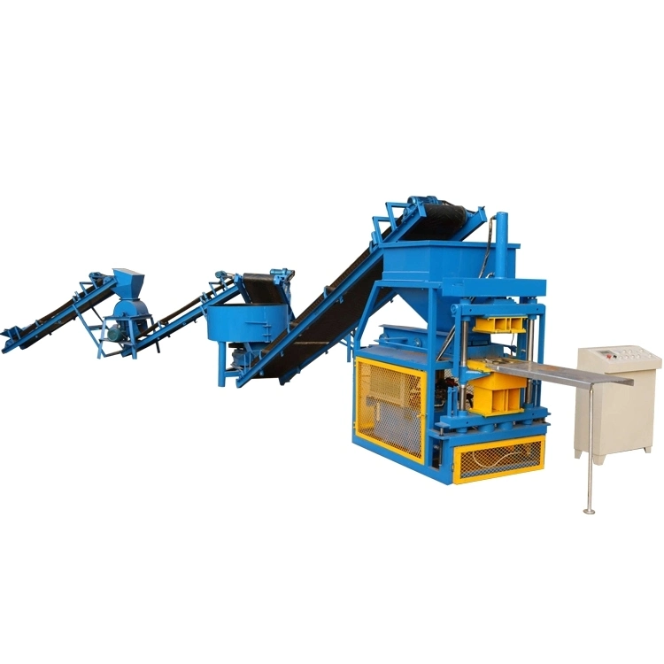 Qtc2-10 Automatic High Productivity Hydraulic Interlocking Brick Chinese Factory Supply Earth Brick Low Price Hollow Solid Clay Brick Making Machine