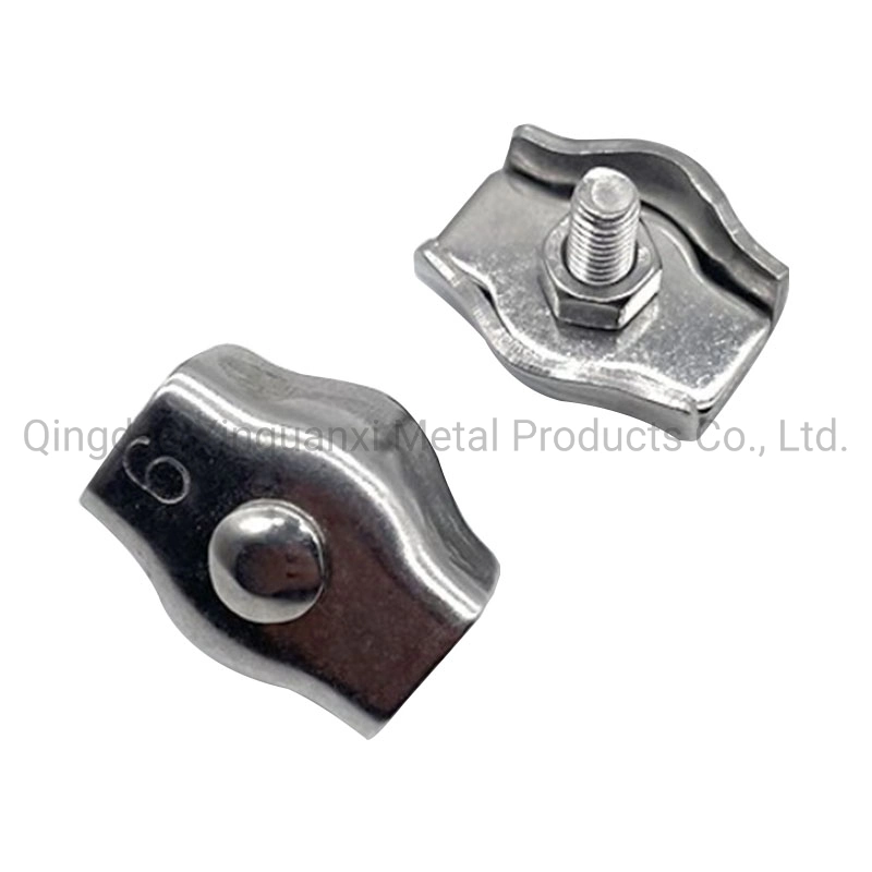 Ainless Steel Fasteners Simplex Single Wire Rope Clip