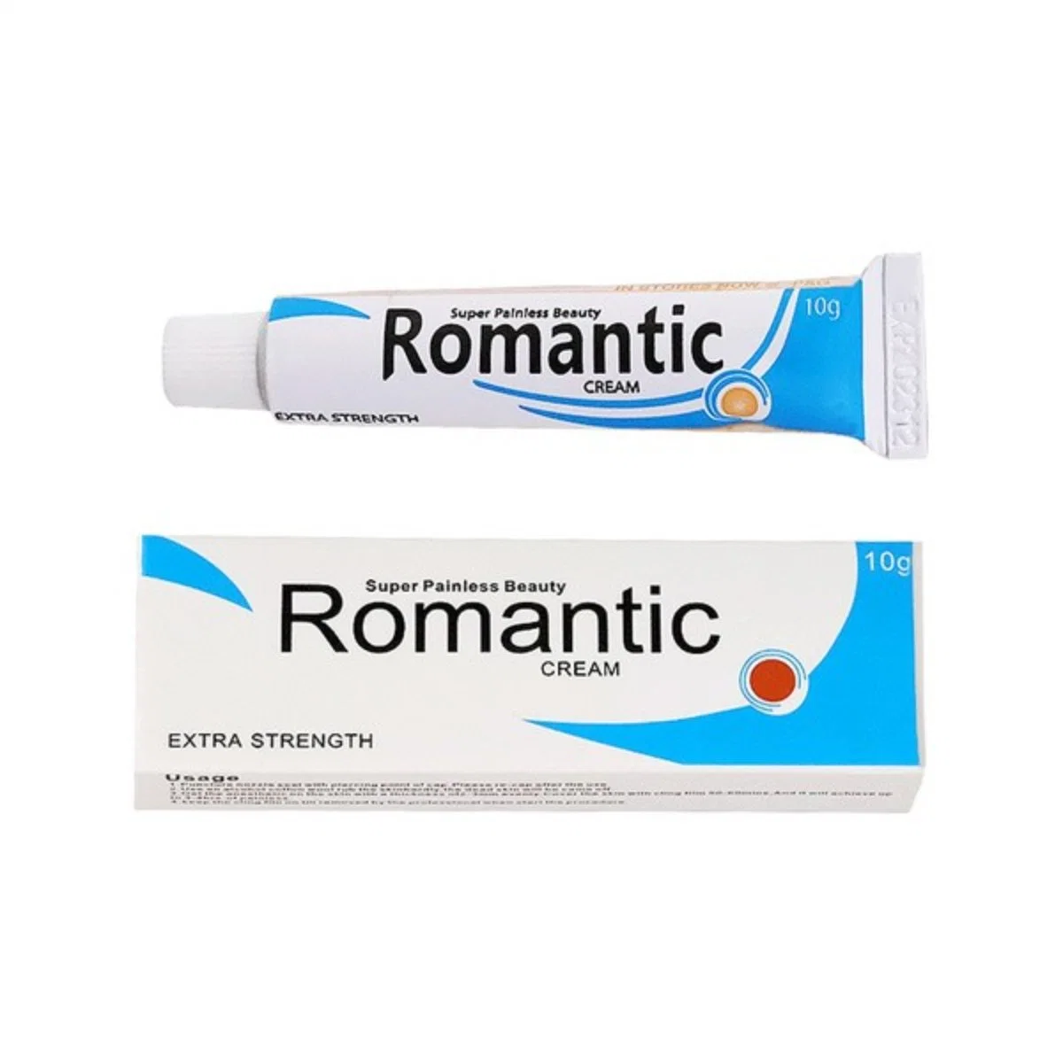 Romantic Super Tattoo Numbing Cream Eyebrow Microneedling Microblading Anesthetic Painless Cream Tattoo Supply