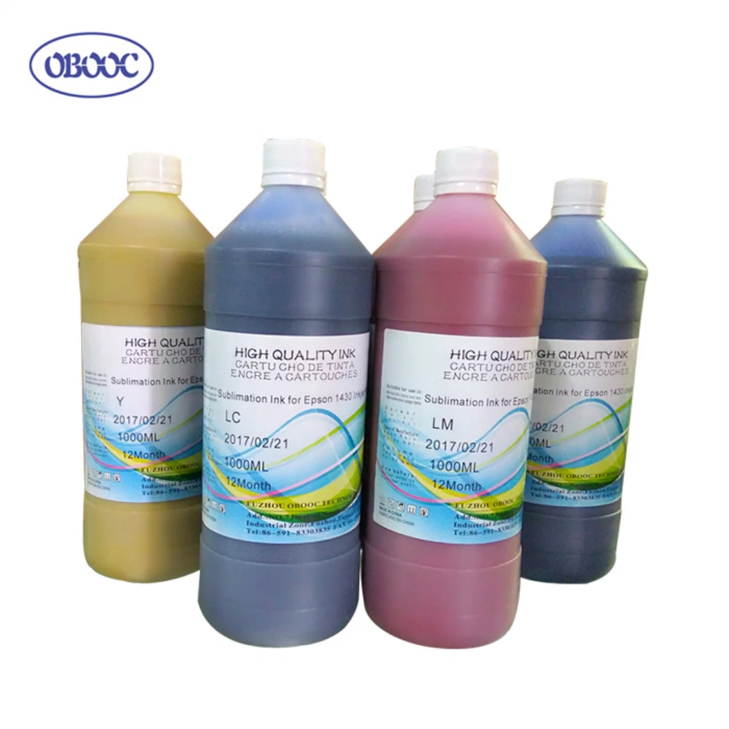 1000ml Bottle Cotton Sublimation Ink Coating for 100% Polyester Fabric