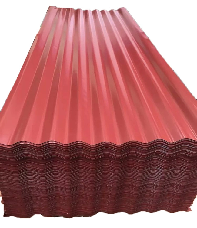 High quality/High cost performance  Brick Blue Corrugated Steel Roofing Sheet From Shandong