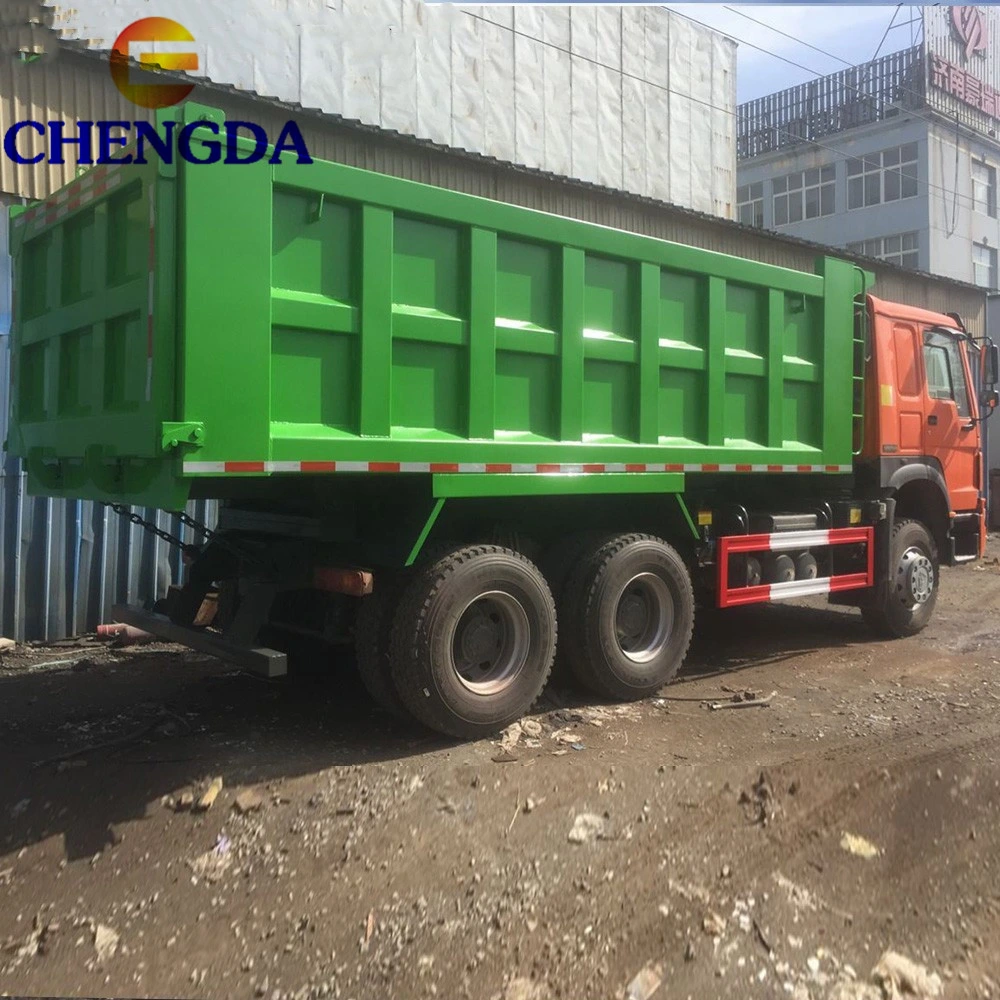 Rear Tipping Dump Truck HOWO Lorry Tipper Truck