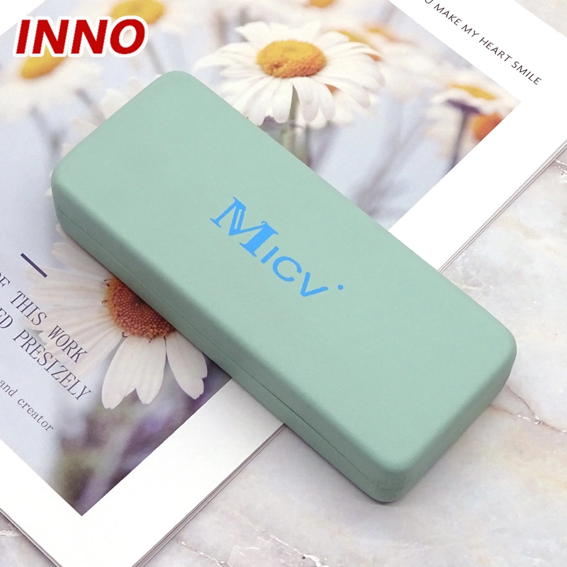 INNO-T106 Eyewear Manufacturer Hot Selling Ins Flat Rectangular Hard Case for Eyeglasses, Customized Logo, Made in China