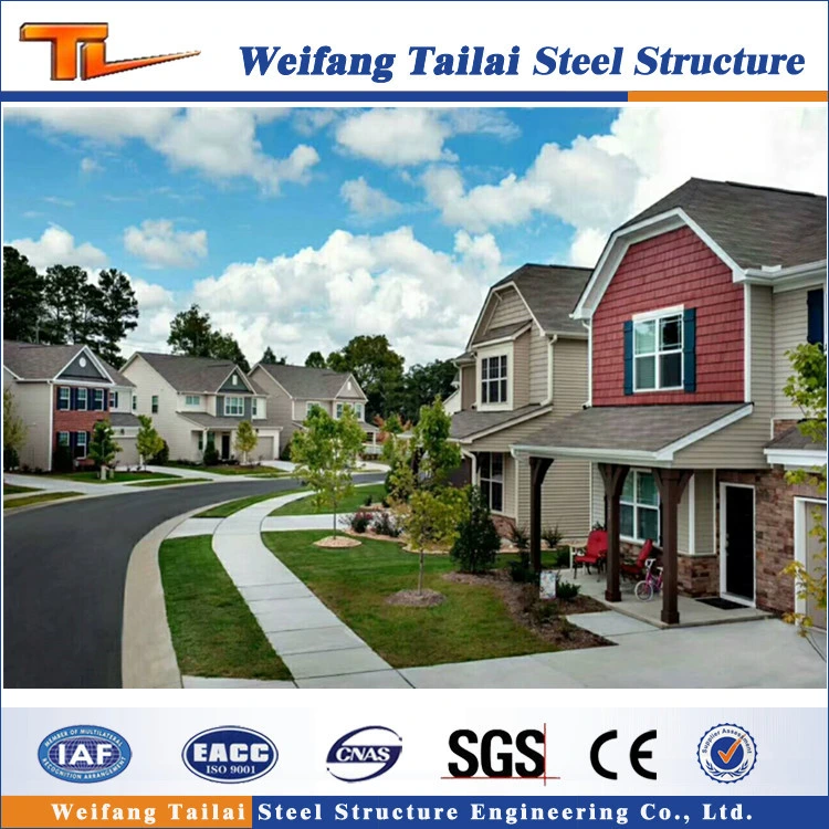 Galvanized Light Steel Frame Villa Steel Strcture House Prefab Building