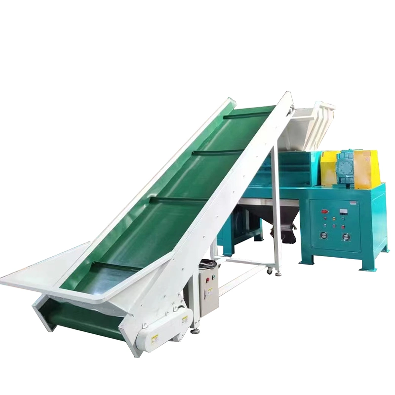 Wholesale/Supplier Rubber Industry Plastic Recycling Waste Pallet Double Shaft Shredder