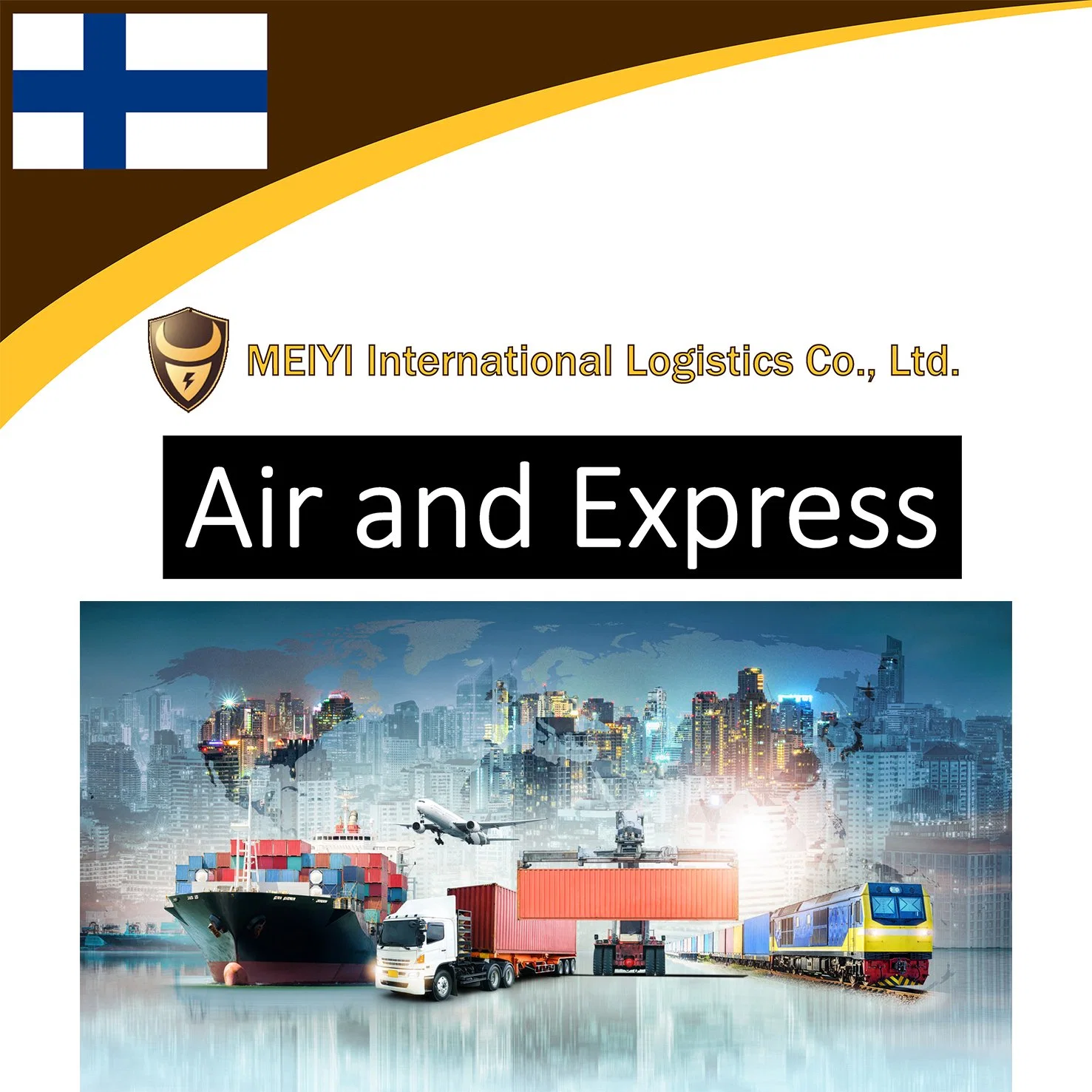 Services d'expédition de la Chine à la Finlande en logistique internationale de l'air de l'air freght expédition la plus rapide et le meilleur transitaire international