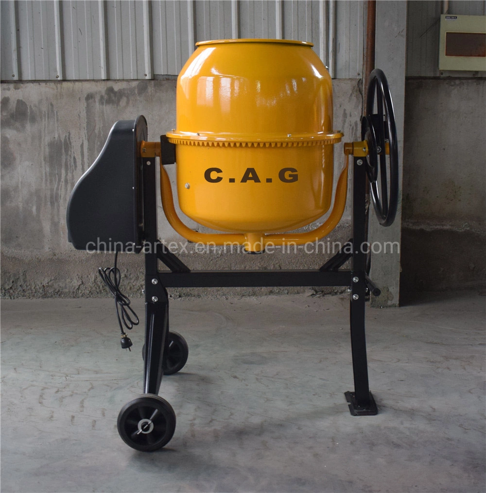 120L Mini Asphalt Plant Electric Power Concrete Construction Mixer