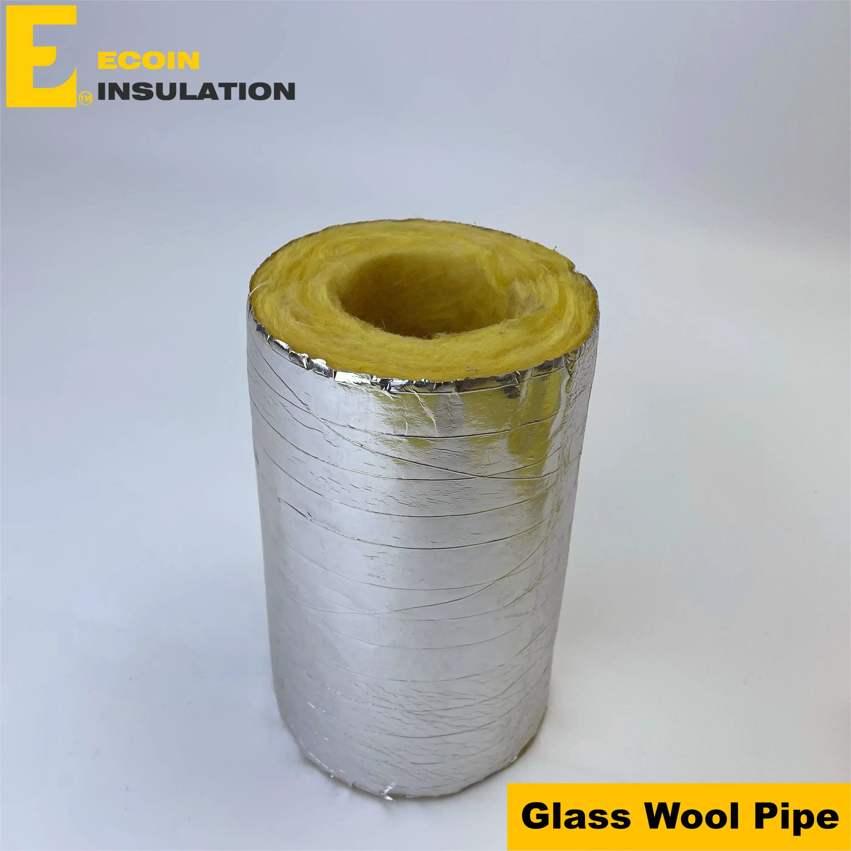 Fiberglass Acoustic Insulation Density 64kg/M3 Glass Wool Tube