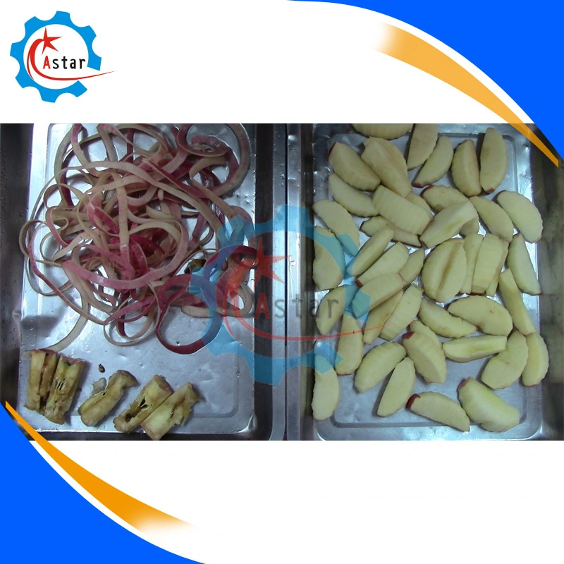 Apple Peeling and Seeds Kernal Remover Segment Separator Machine for Sale