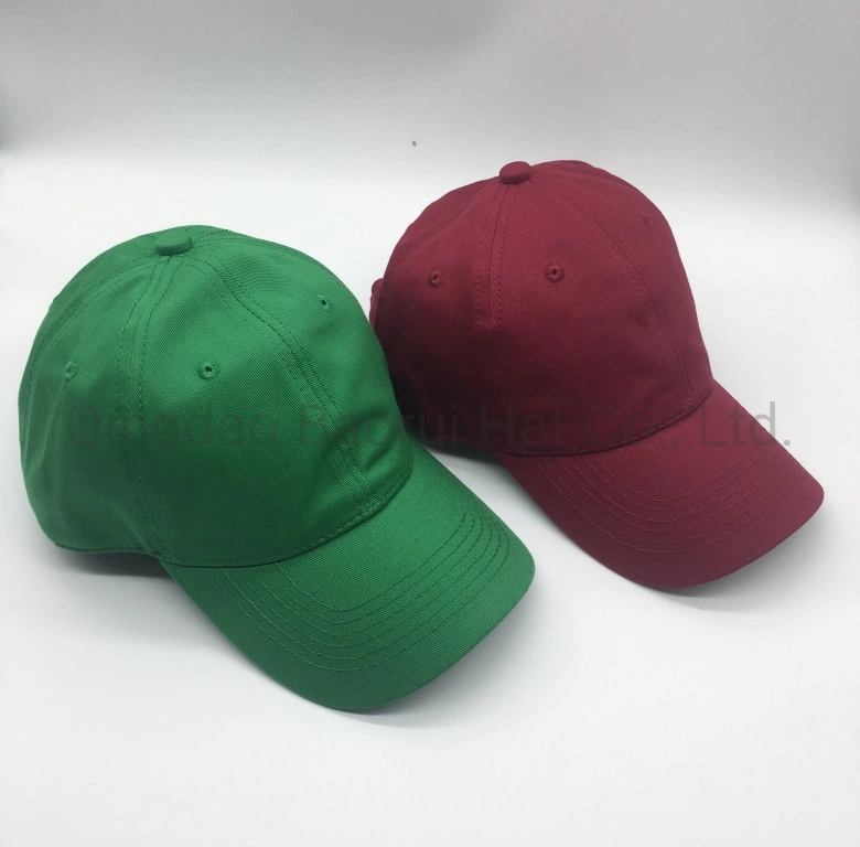 Fashion 100% Cotton Unstructured Baseball Caps Sports Hats