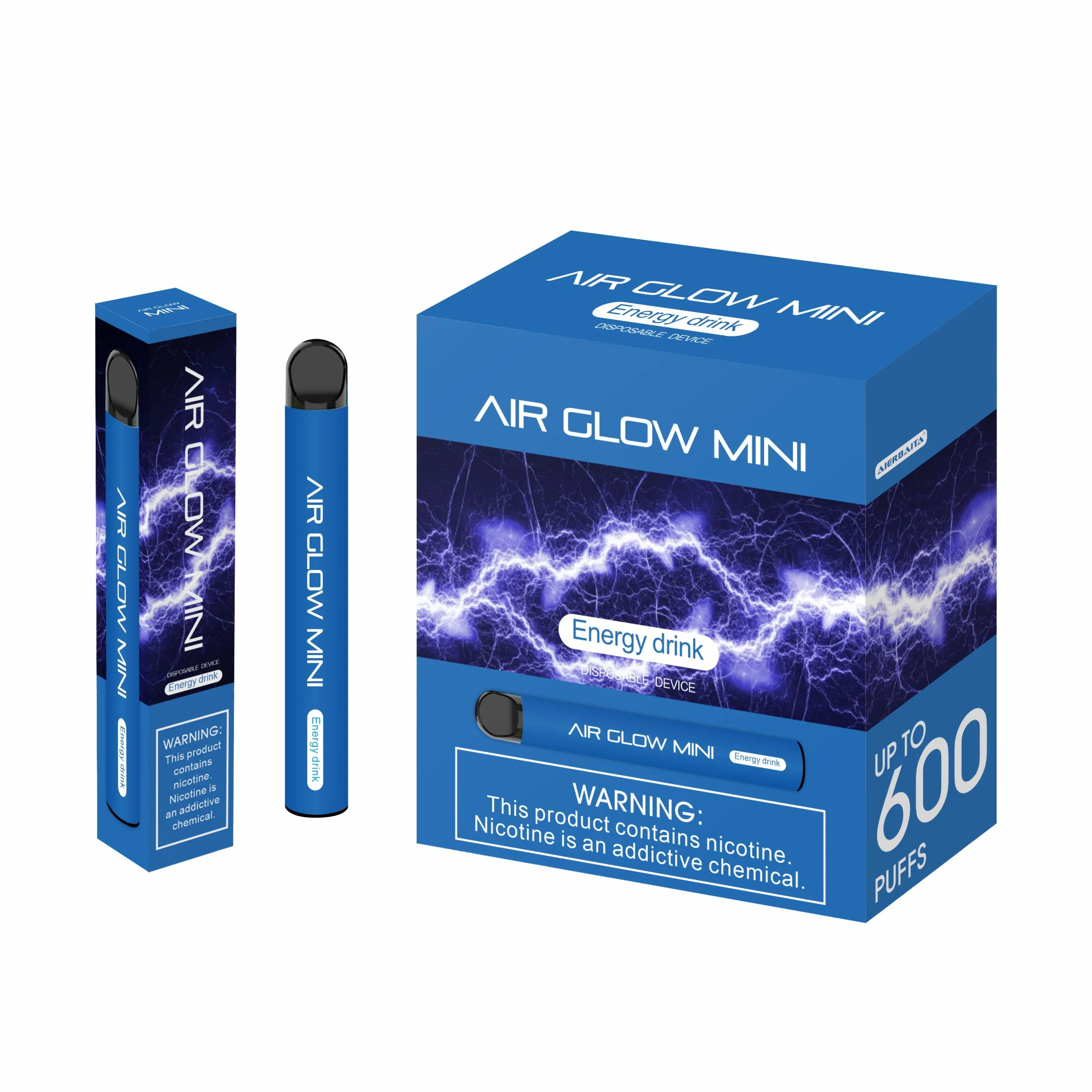 Las ventas directas 800 inhalaciones aire brille Mini portátil desechables fumar Vape Pen Jugo de 3.5ml Puff Plus OEM Los cigarrillos electrónicos