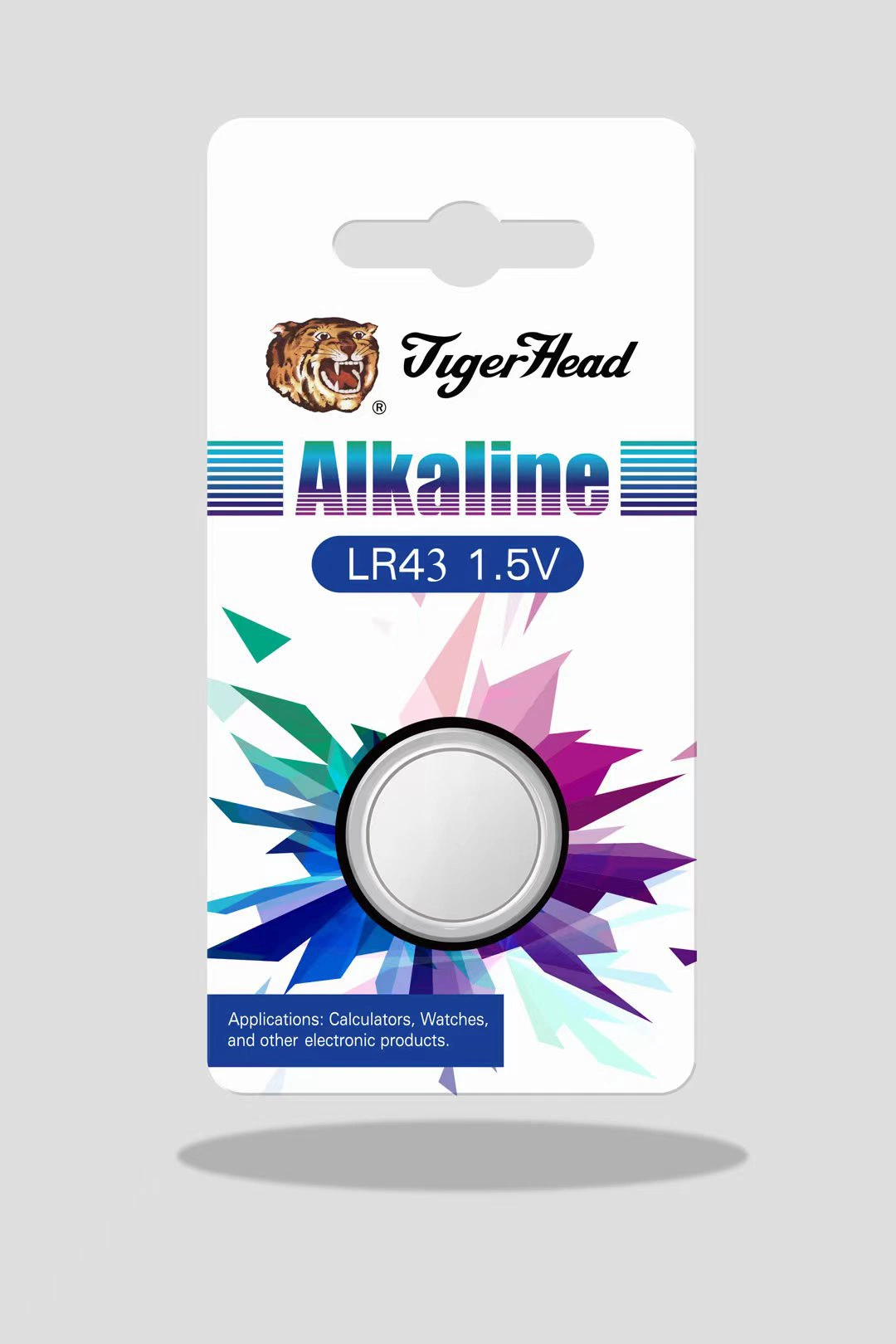 Tête de tigre Alcaline AG12 pile bouton LR44/Lr43/LR626/LR920 pour télécommande