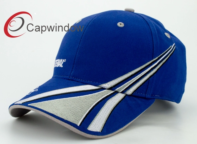 Blue Racing Cap with Custom Logo for Sport Style